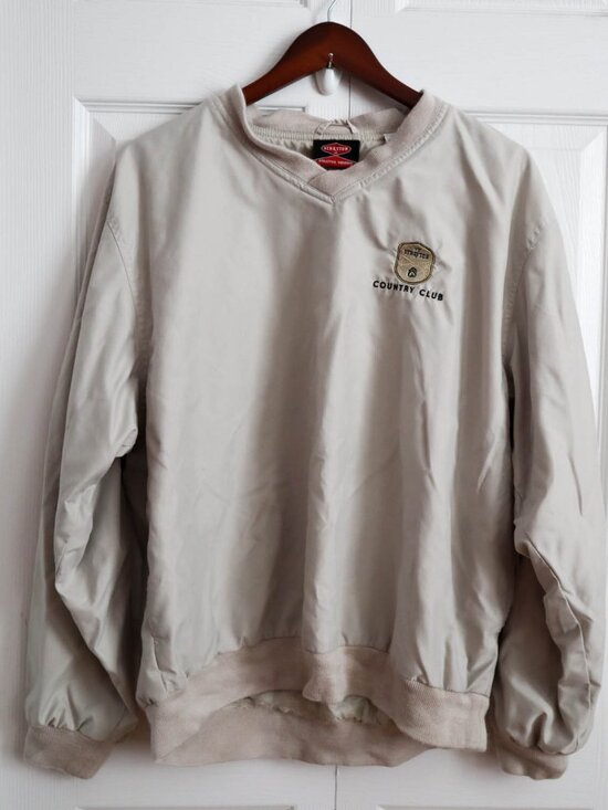 Stratton Country Club Other - Stratton Vermont Country Club Men's Golf Pullover Windbreaker Jacket Sz Medium